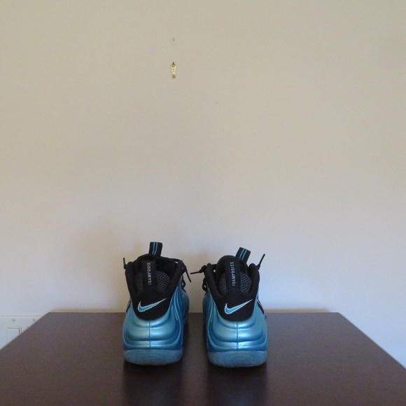 Air Foamposite Pro Electric Blue Size 10 VNDS - Picture 3 of 6